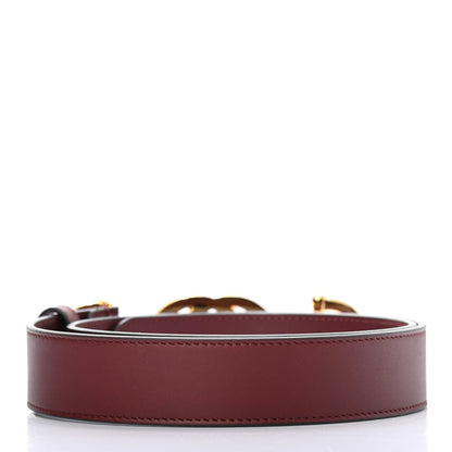 Gucci Calfskin Zumi 30mm Belt 75 30 Vintage Bordeaux 2 of 6