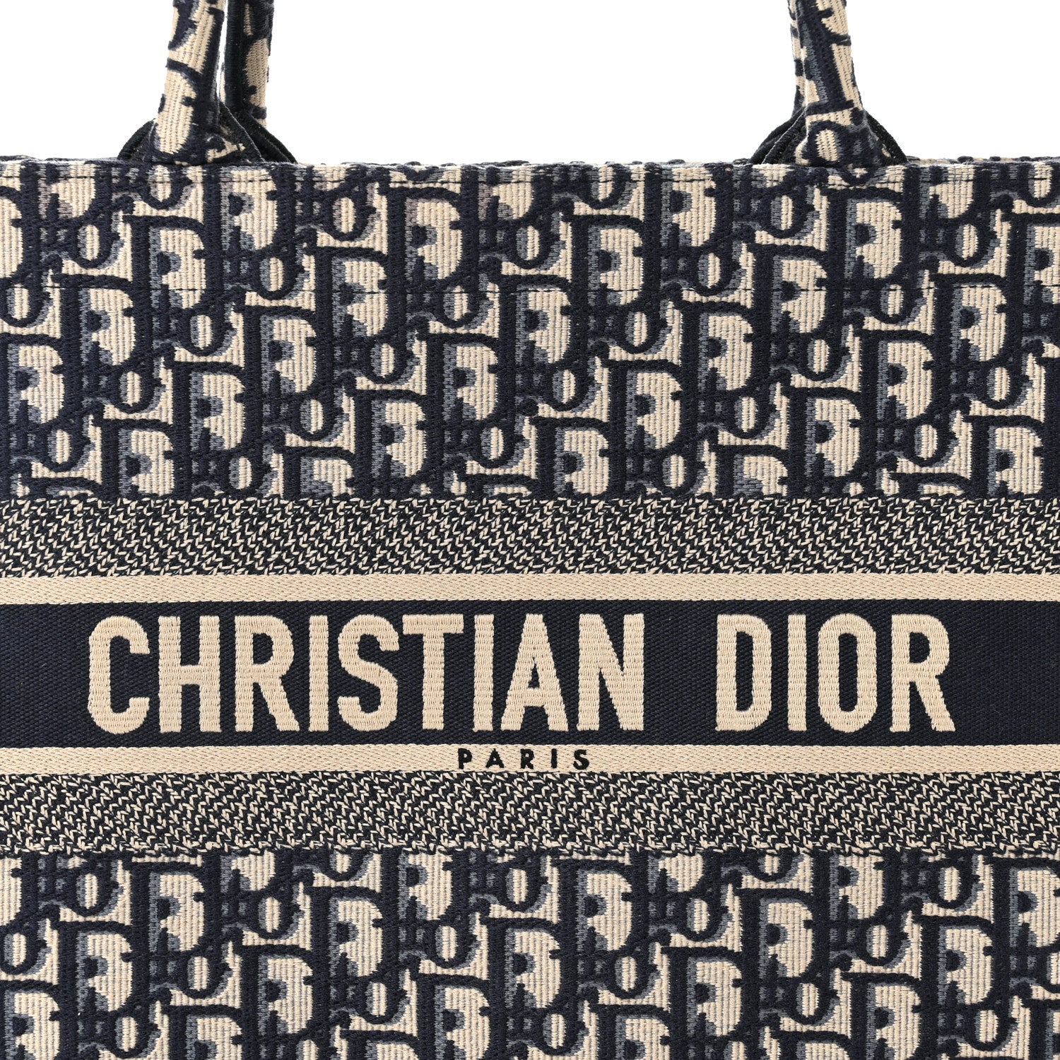 Christian Dior Oblique Medium Book Tote Blue Multicolor 8 of 11