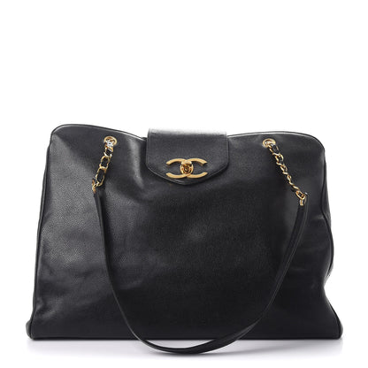 Chanel Caviar XL Weekender Bag Black 1 of 17