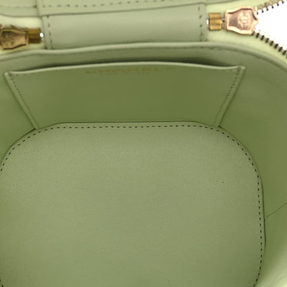 Chanel Lambskin Quilted Trendy Vanity Case Sea Green 5 of 10