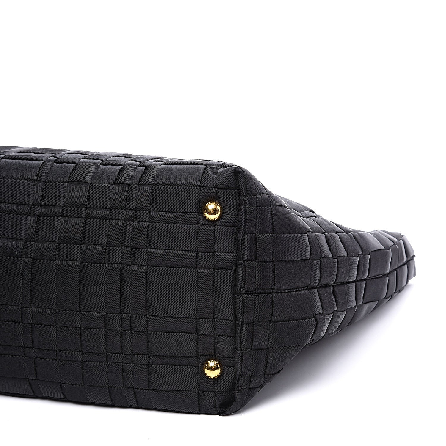Prada Tessuto Nylon Weave Shopping Tote Black 8 of 10