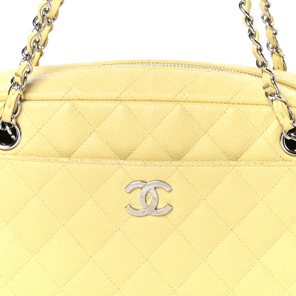 Chanel Caviar Quilted Timeless Camera Case Yellow 8 of 10