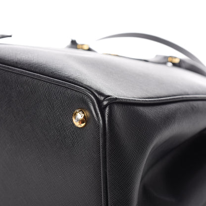 Prada Saffiano Large Galleria Double Zip Tote Black 11 of 16