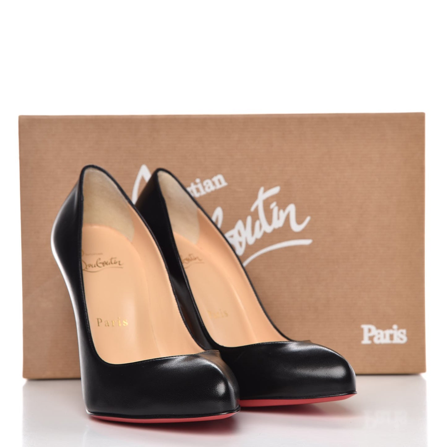 Shiny Nappa Breche 100 Pumps 35 Black