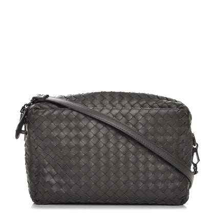 Bottega Veneta Nappa Intrecciato Small Camera Bag New Light Grey 1 of 10