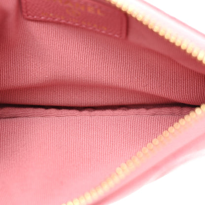 Chanel Caviar Quilted Small Cosmetic Case Pink 5 of 10