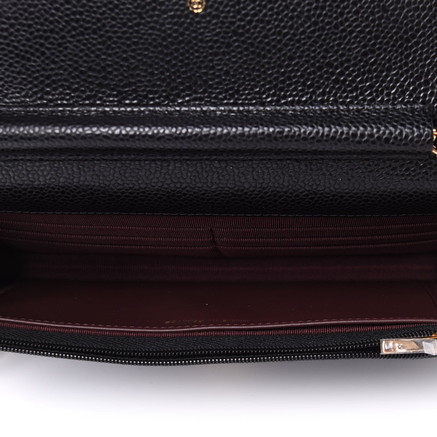 Chanel Caviar Quilted Wallet On Chain WOC Black 4 of 10