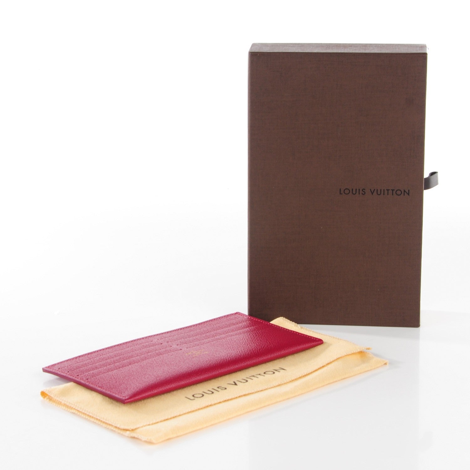 Louis Vuitton Calfskin Felicie Card Holder Insert Fuchsia 6 of 6