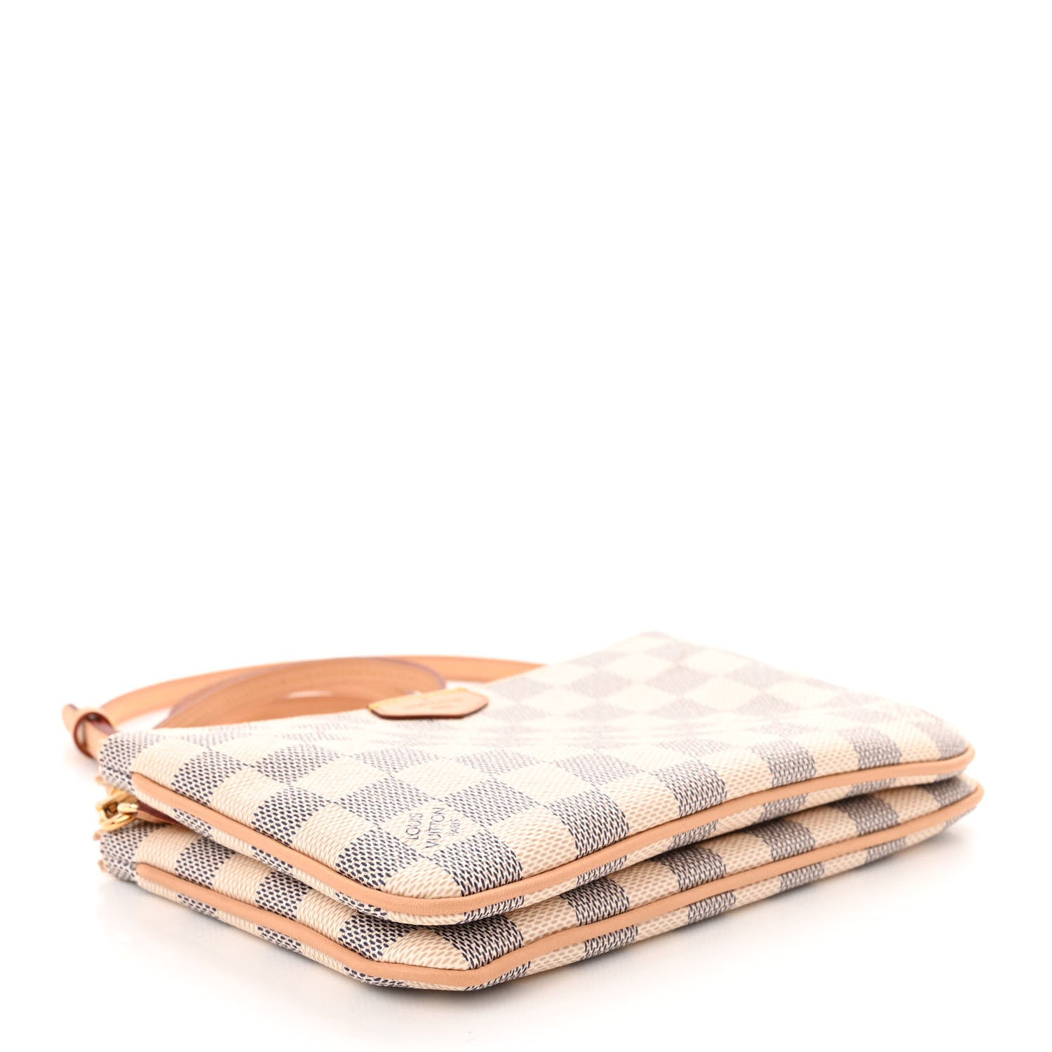 Louis Vuitton Damier Azur Double Zip Pochette 5 of 11