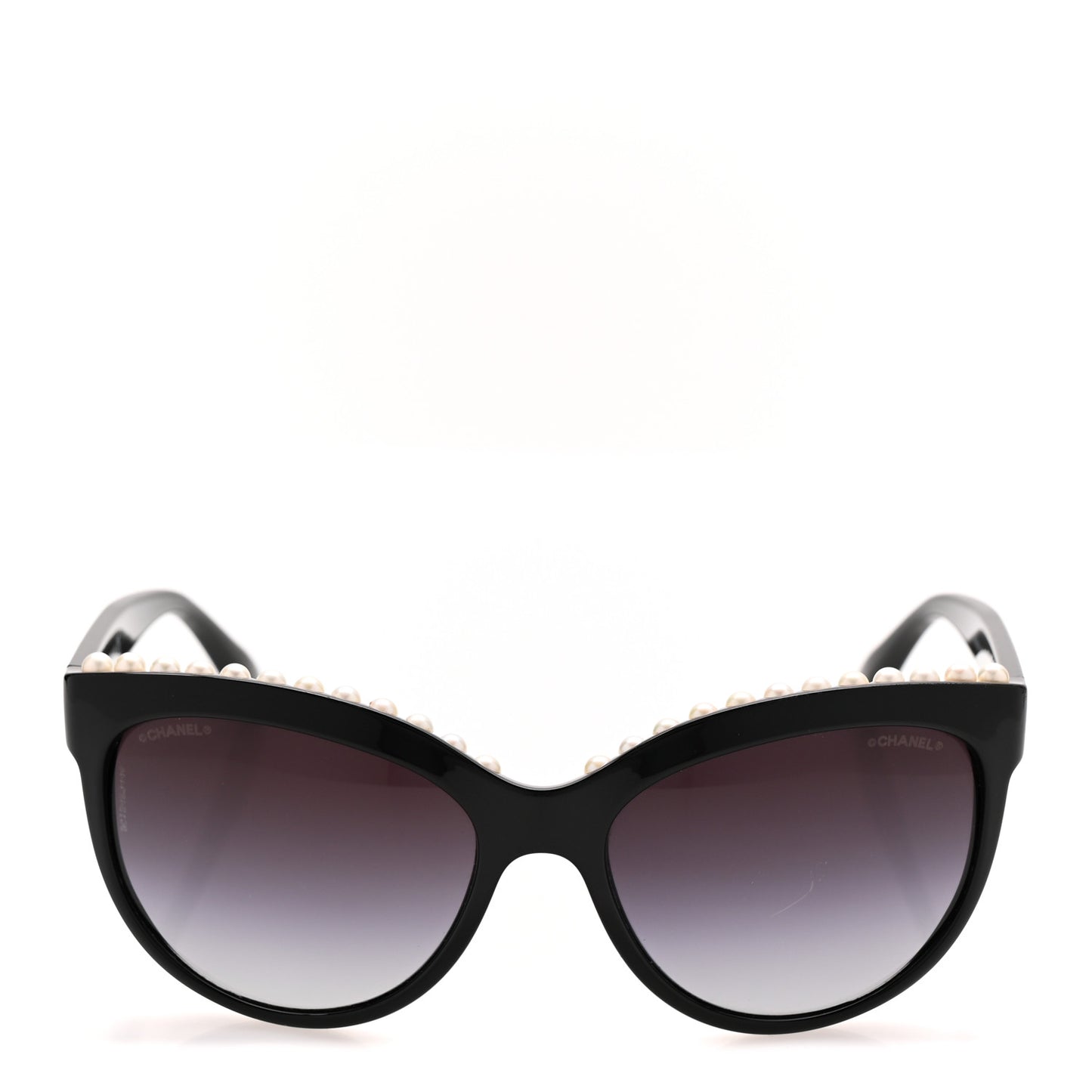 Freshwater Cultured Pearl Butterfly Sunglasses 6040-H Black