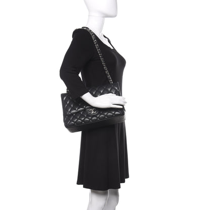 Chanel Caviar Quilted Jumbo Double Flap Black 2 of 12