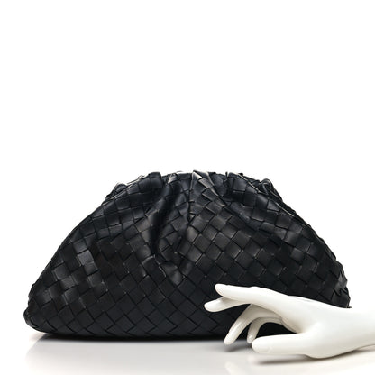 Bottega Veneta Nappa Maxi Intrecciato The Pouch Oversized Clutch Black 2 of 10