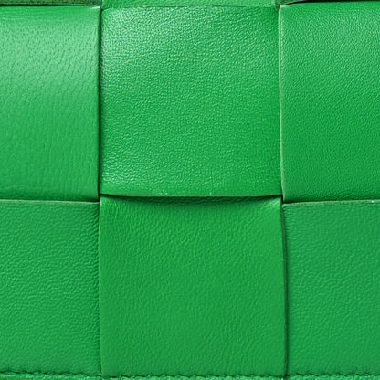 Bottega Veneta Lambskin Maxi Intrecciato Extra Mini Cassette Crossbody Bag Parakeet 7 of 9