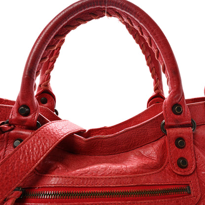 Balenciaga Agneau Classic Hardware City Rouge Coquelicot 9 of 11