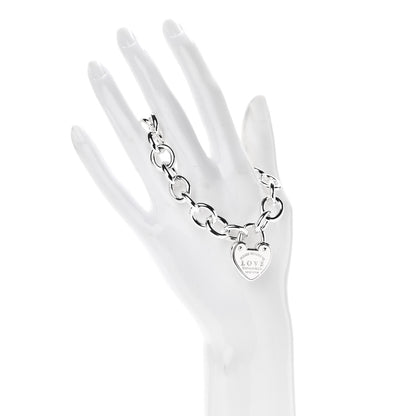 Tiffany Sterling Silver Return to Tiffany Love Lock Bracelet 2 of 7