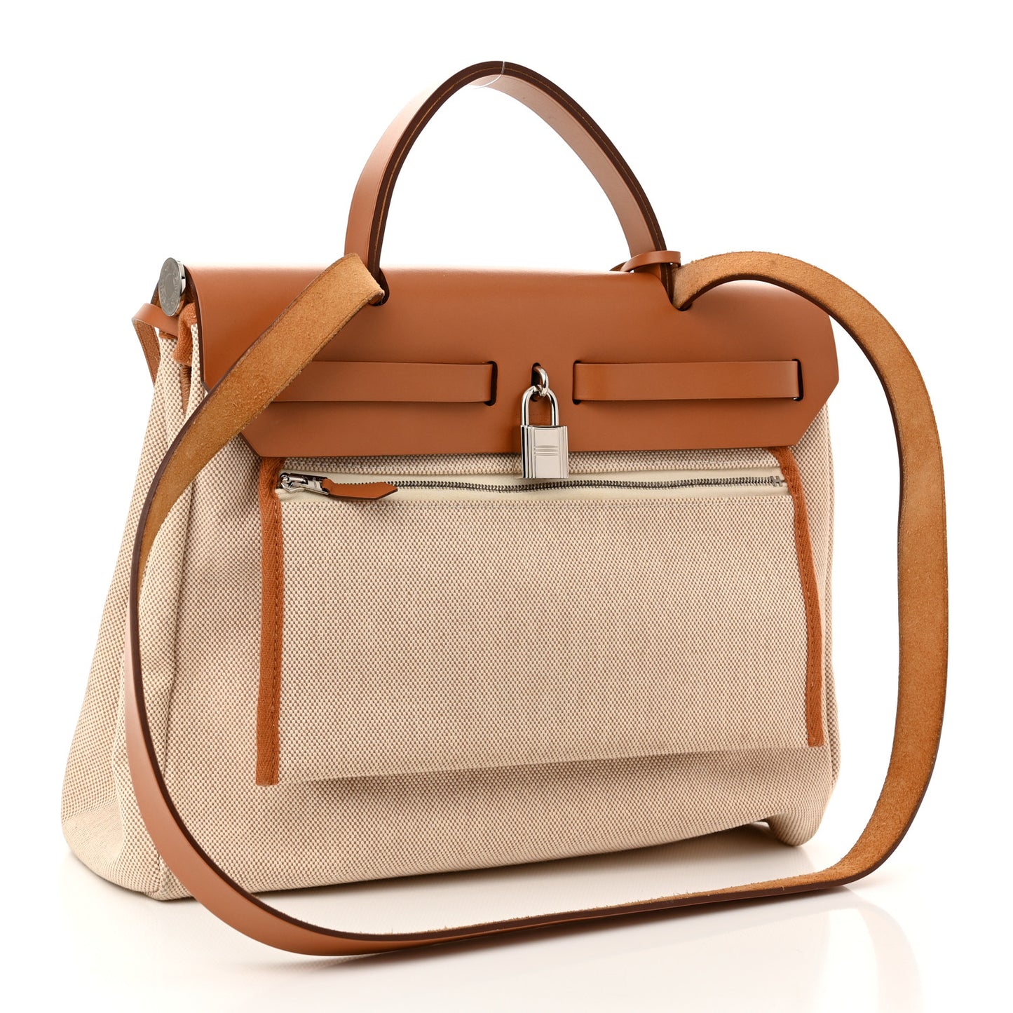 Vache Hunter Toile Pegase Pop Herbag Zip Retourne 31 PM Capucine Ecru