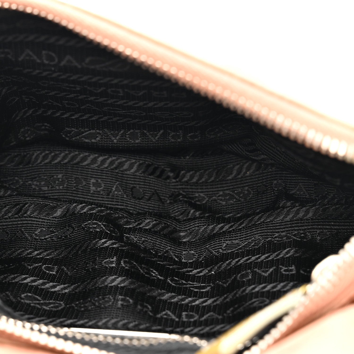 Prada Nylon Vernice Belt Bag Purple Beige Black 5 of 12