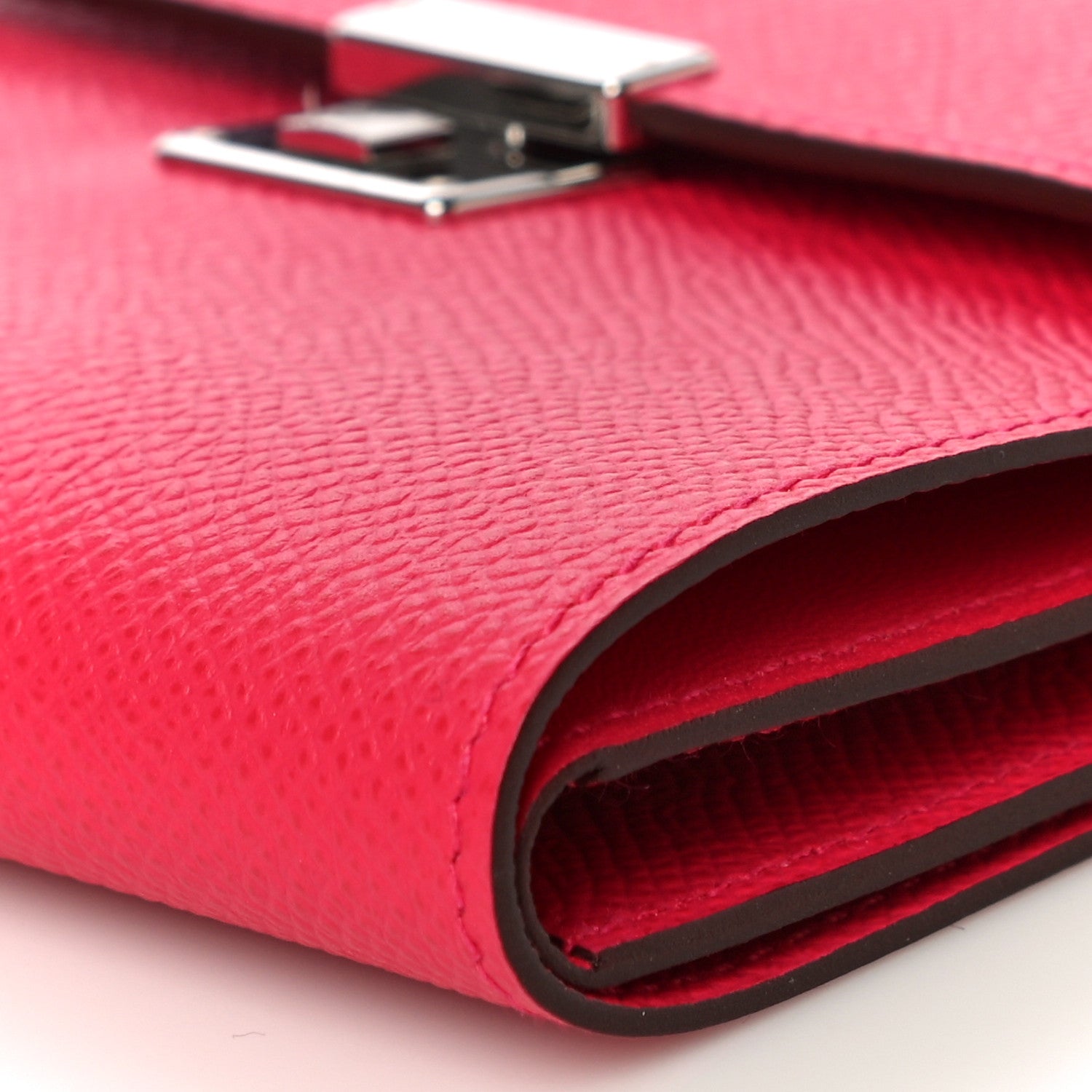 Hermes Epsom Clic 12 Wallet Rose Extreme 10 of 11