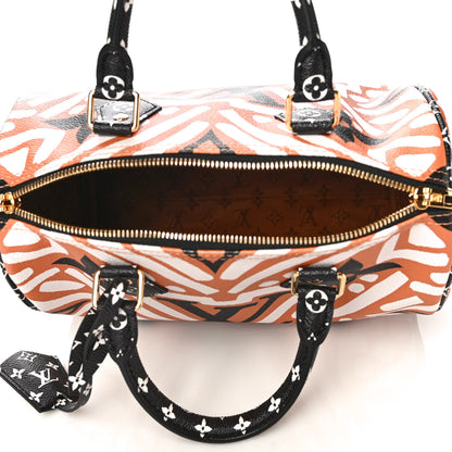 Louis Vuitton Monogram Giant Crafty Speedy Bandouliere 25 Creme Caramel 5 of 13
