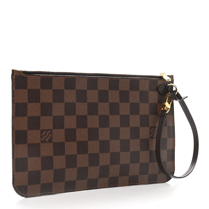 Louis Vuitton Damier Ebene Neverfull MM GM Pochette 3 of 9
