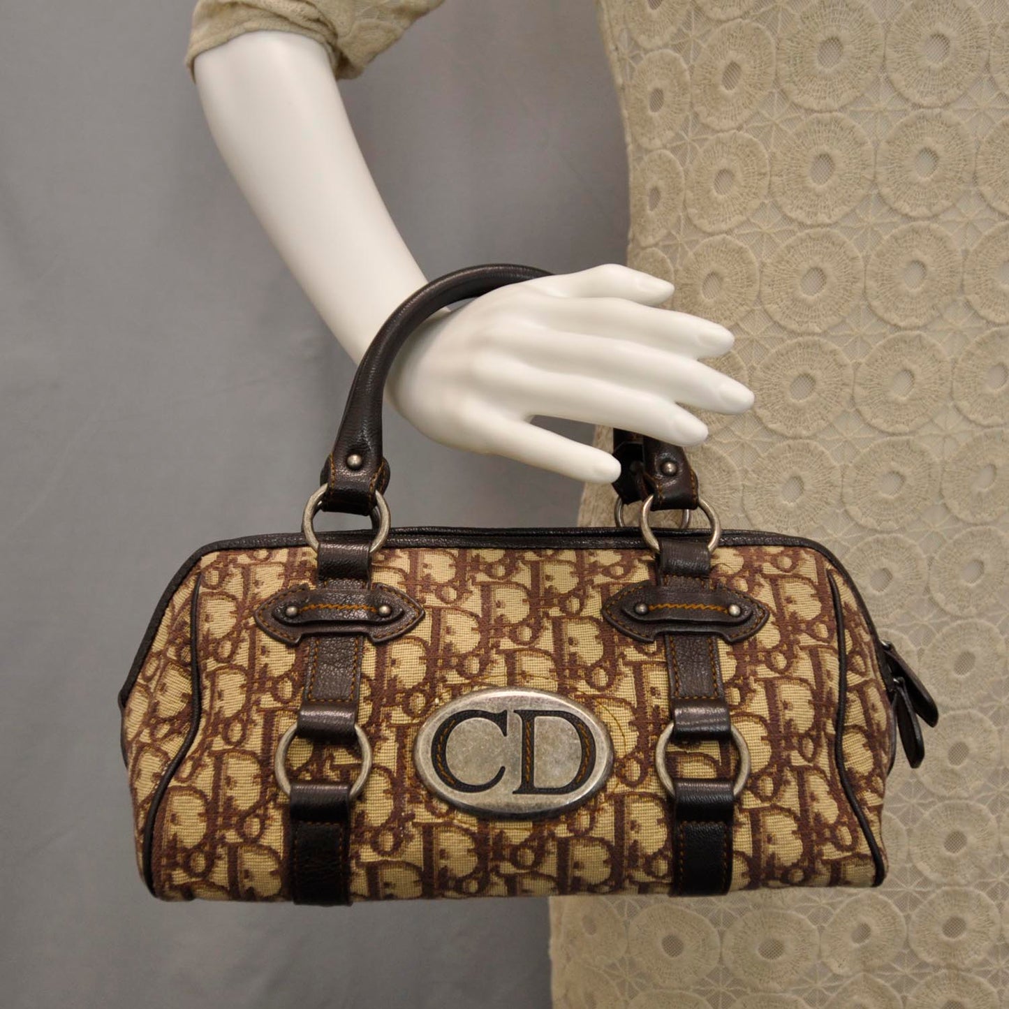 Monogram Vintage Traveler Tote Brown