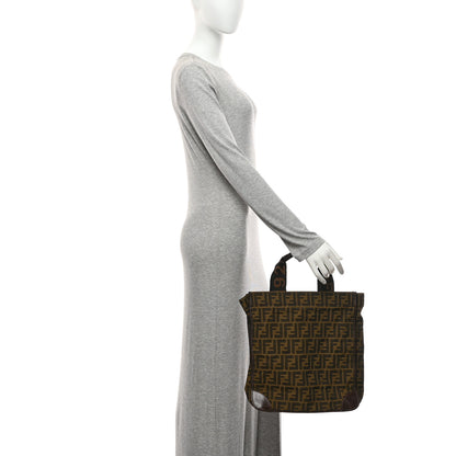 Fendi Zucca 1925 Vertical Tote Tobacco 2 of 12