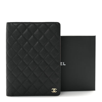 Chanel Caviar Quilted Large Agenda Cover Black 9 of 9