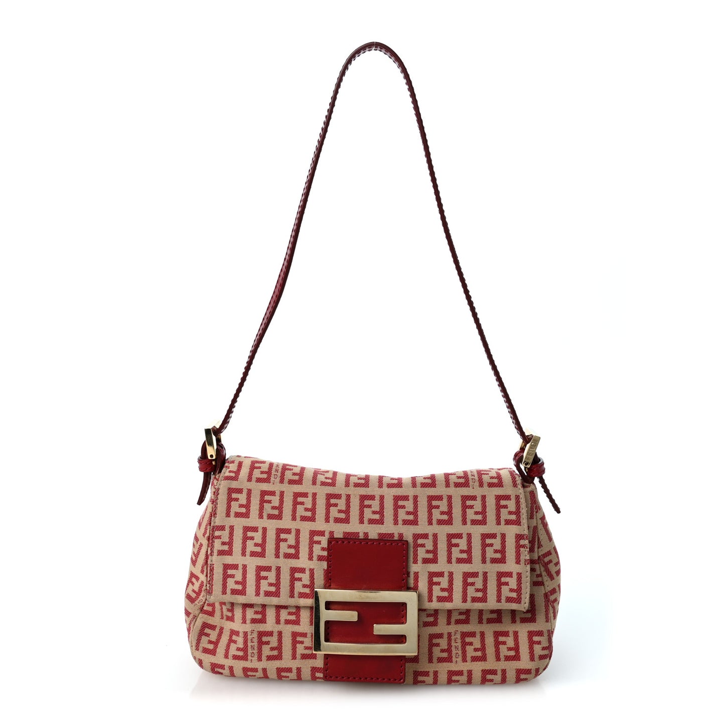Zucchino Vitello Mini Mama Baguette Beige Rosso