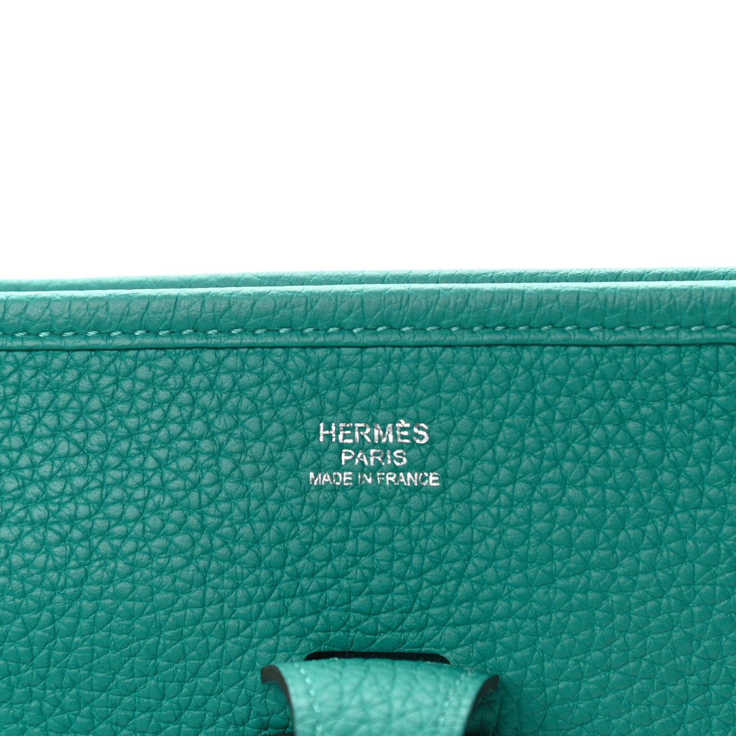 Hermes Taurillon Clemence Evelyne III PM Vert Verone 6 of 10