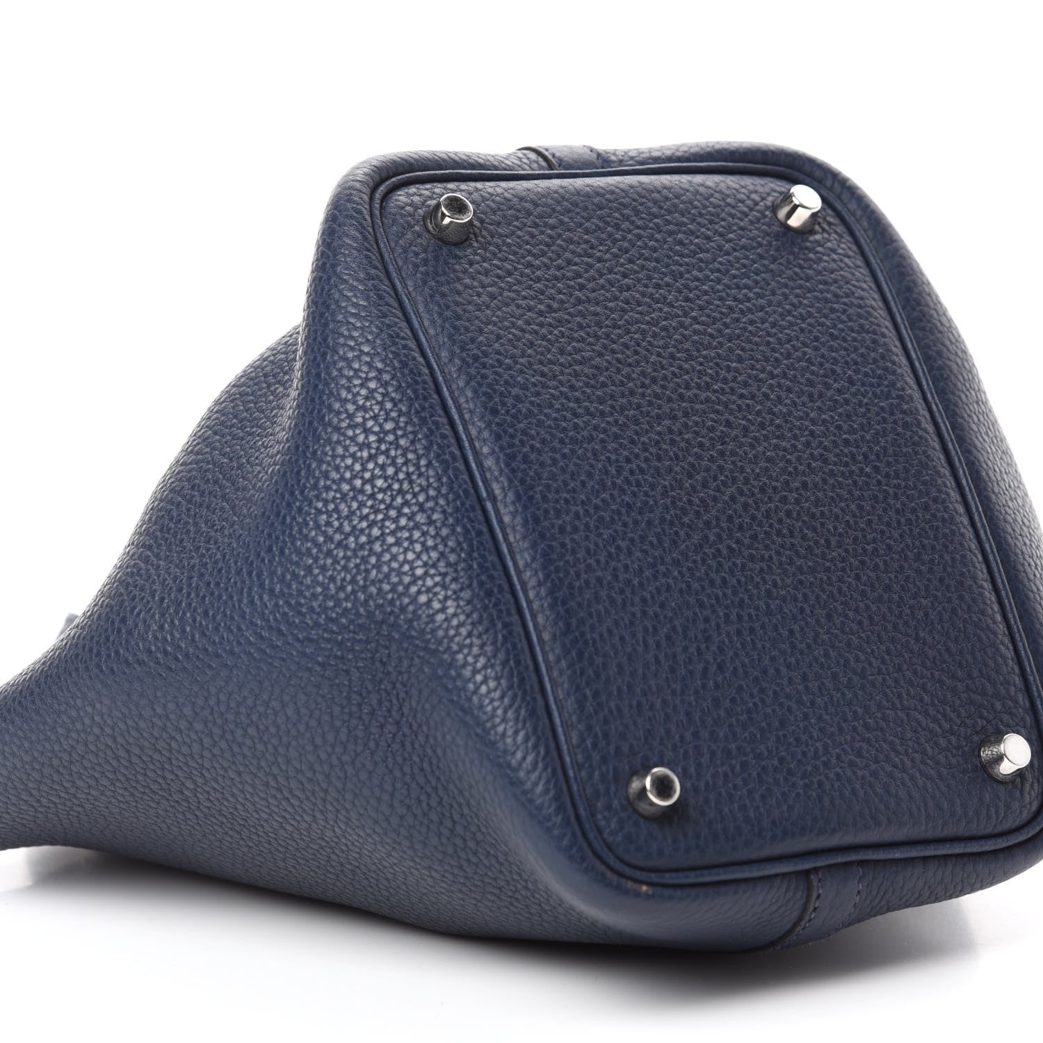 Hermes Taurillon Clemence Picotin Lock 18 PM Bleu Abysse 6 of 10