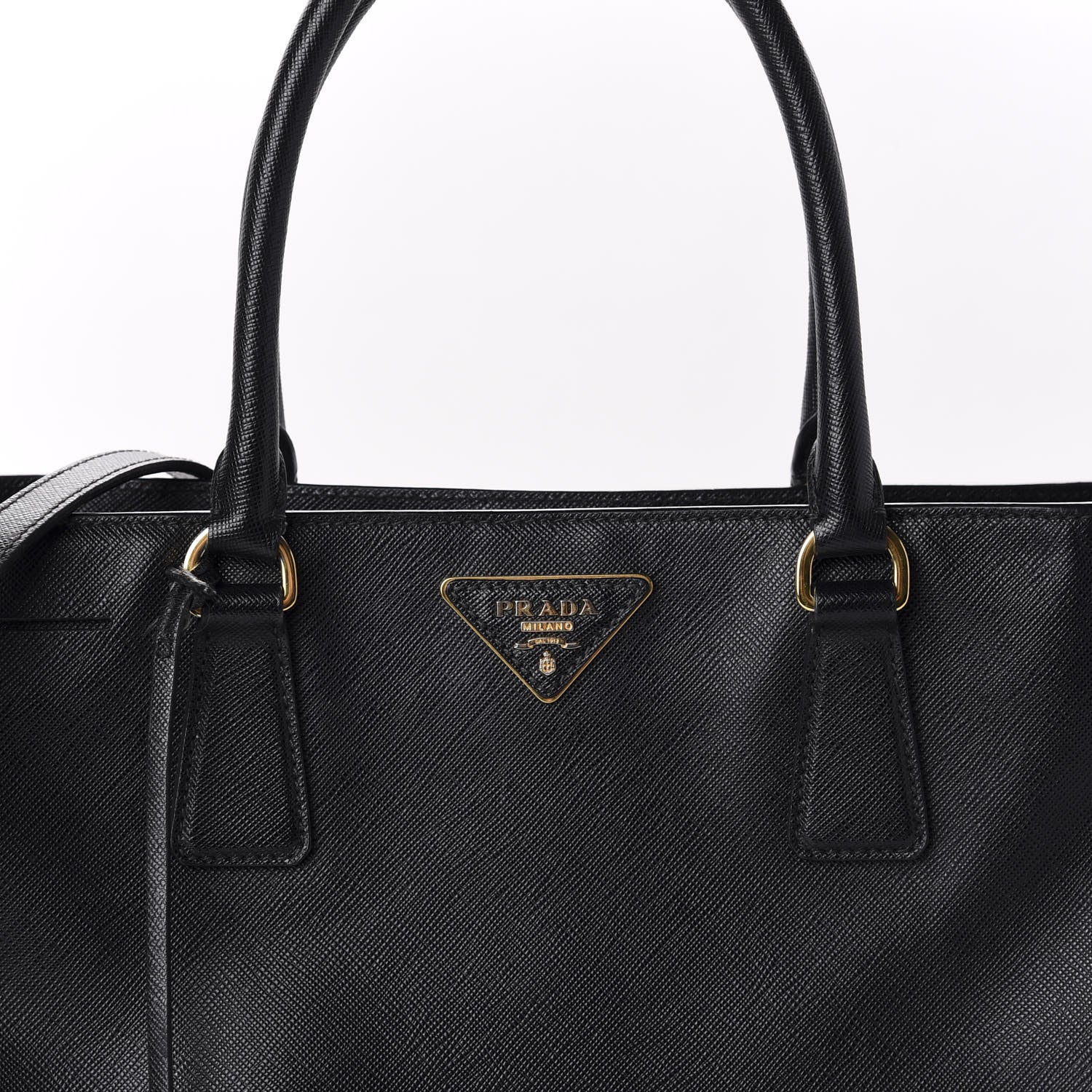 Prada Saffiano Lux Medium Tote Black 11 of 11