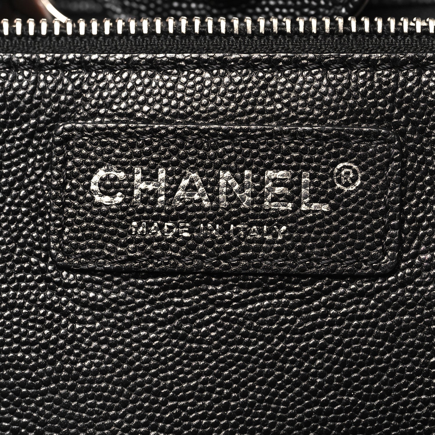 Chanel Caviar Stitched Large Shopping Tote Black 5 of 14