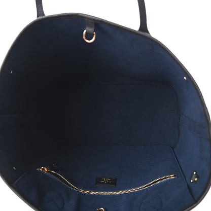 Louis Vuitton Empreinte Monogram Giant Neverfull MM Black 5 of 11