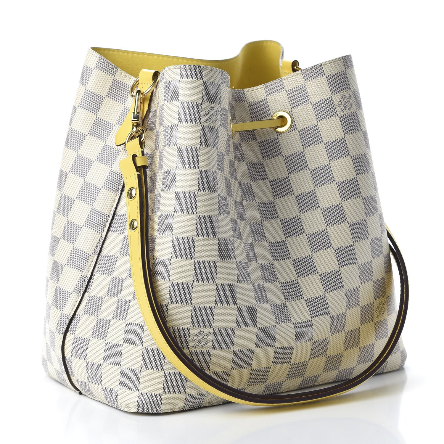 Louis Vuitton Damier Azur Neonoe MM Pineapple 3 of 11