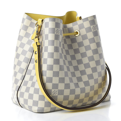 Louis Vuitton Damier Azur Neonoe MM Pineapple 3 of 11