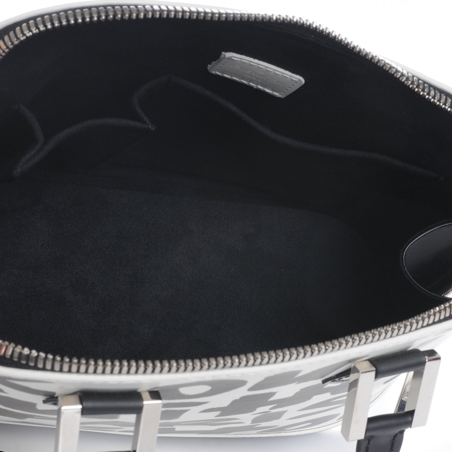 Louis Vuitton Graffiti Alma MM Black 5 of 6