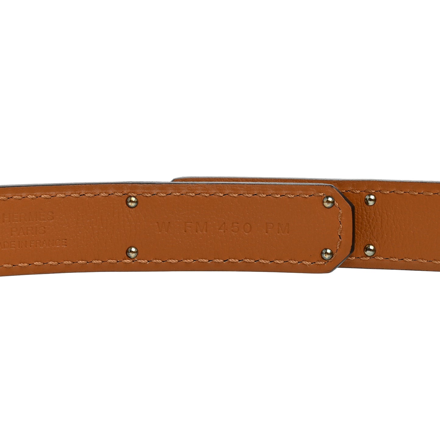 Epsom Teddy Kelly Pocket Belt Gold Ecru