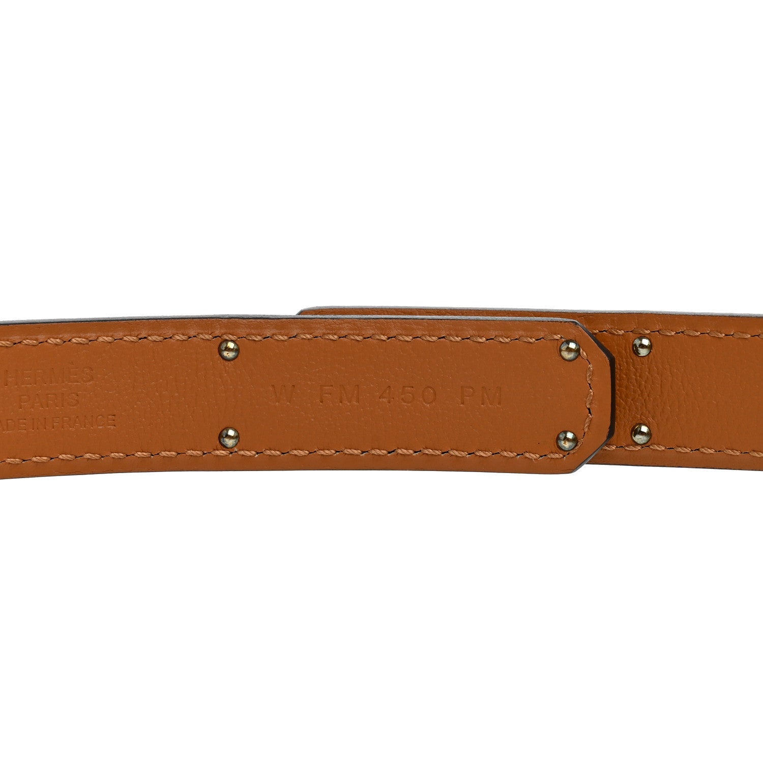 Hermes Epsom Teddy Kelly Pocket Belt Gold Ecru 3 of 4