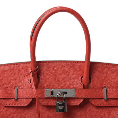 Hermes Epsom Birkin 30 Rouge Tomate 5 of 15