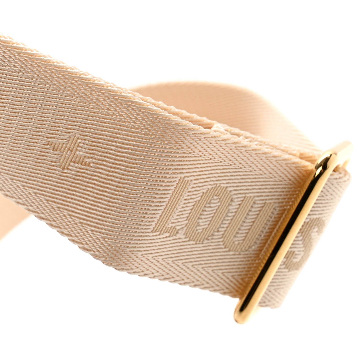Louis Vuitton Jacquard Monogram Adjustable Shoulder Strap New Creme 3 of 3