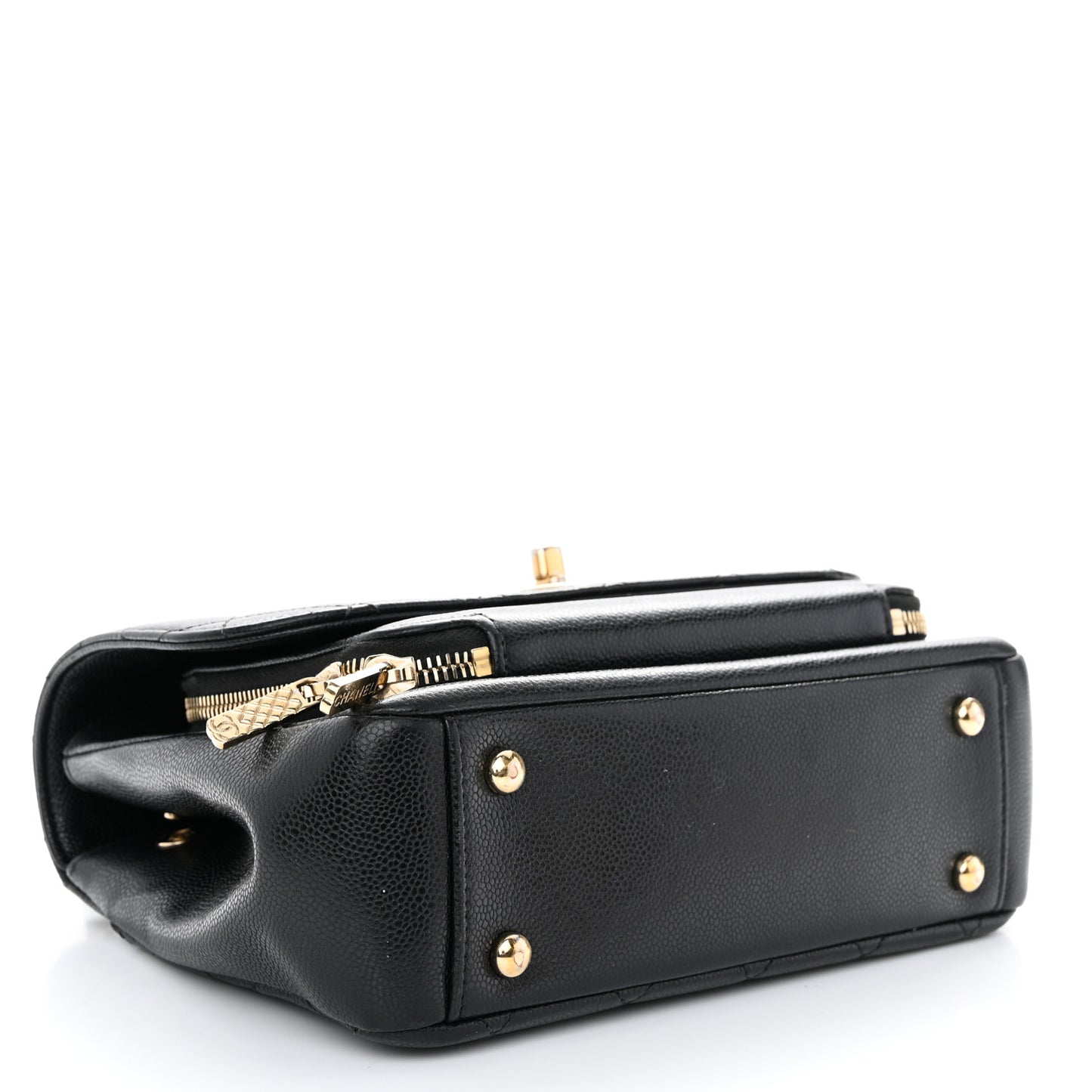 Caviar Quilted Medium Business Affinity Flap Black