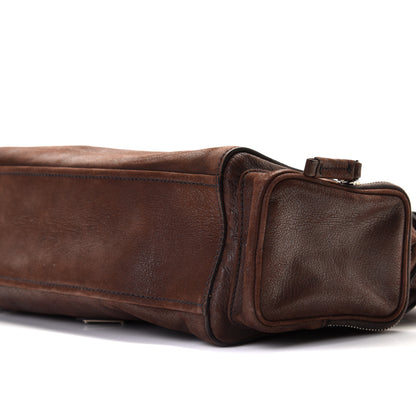 Prada Vitello Daino Pushlock Shoulder Bag Brown 7 of 10