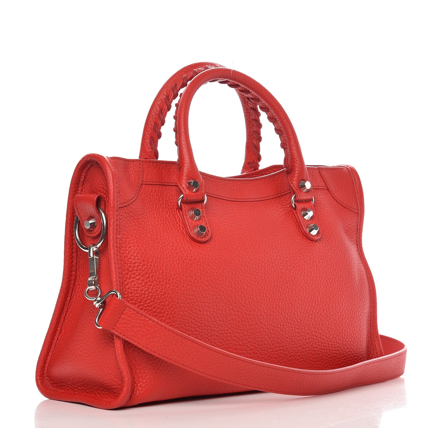 Vibrato Calfskin Classic Silver Hardware S City Rouge Cerise