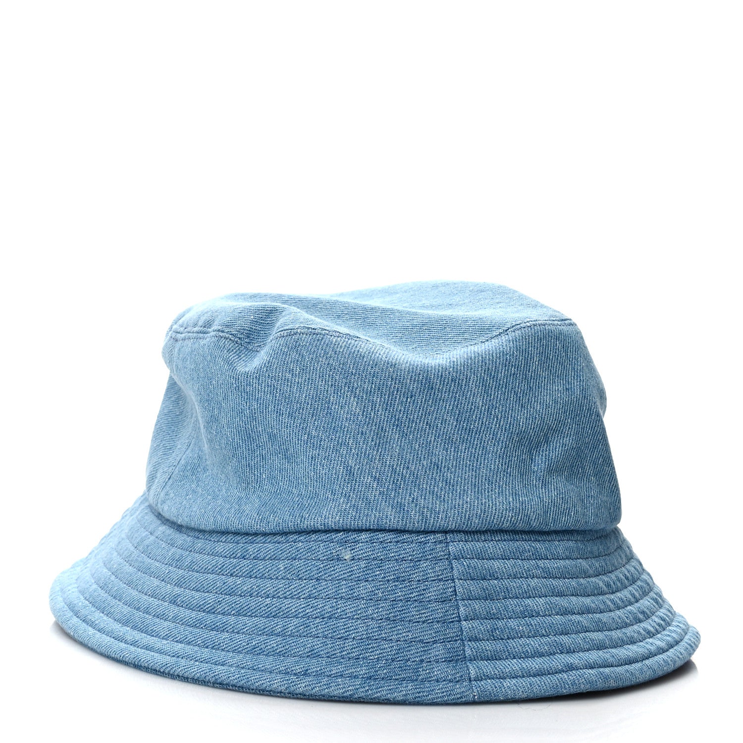 Chanel Fabric Logo Bucket Hat L Blue 4 of 7