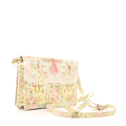 Christian Dior Calfskin Printed Dior In Lights Lady Dior 2-In-1 Pouch Latte Multicolor 3 of 10