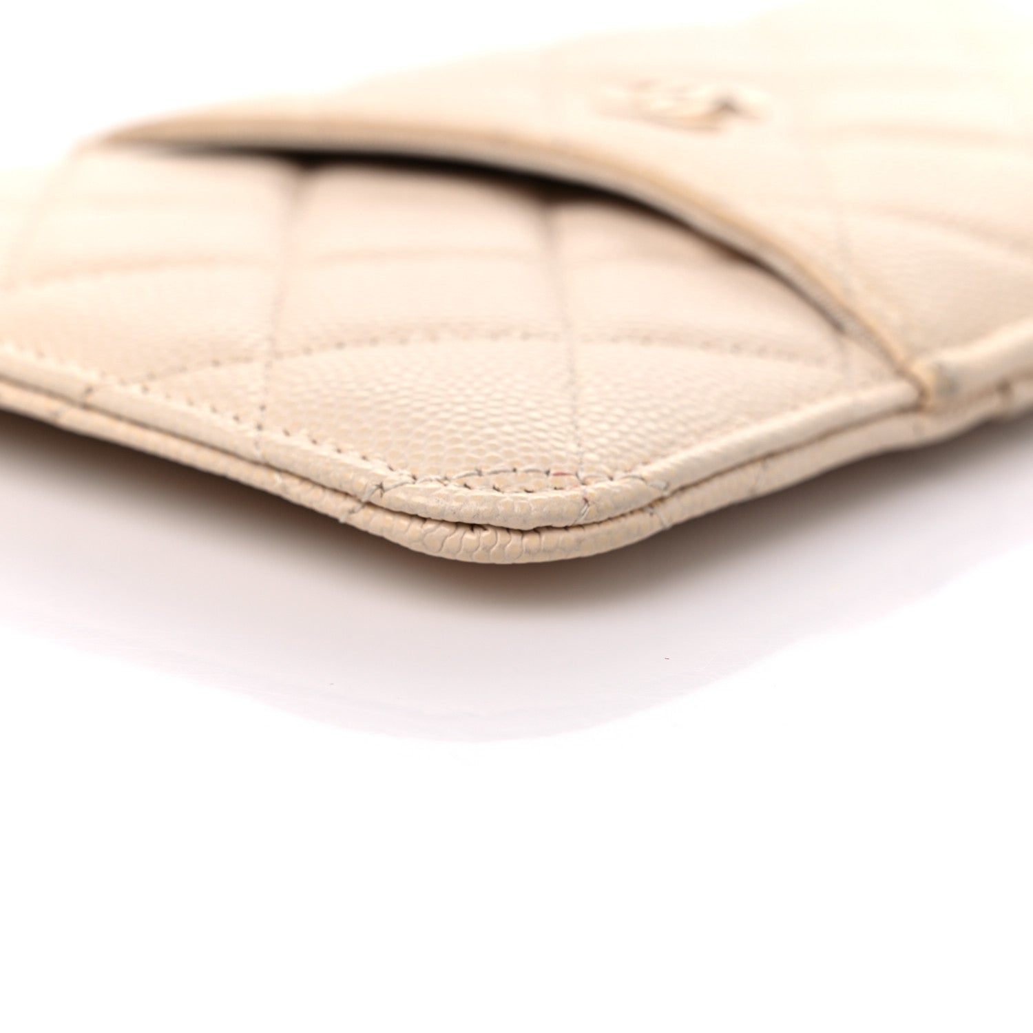 Chanel Caviar Quilted Classic iPhone Pouch Light Beige 11 of 14
