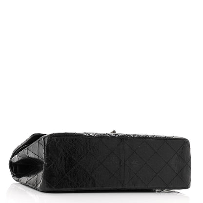 Chanel Glazed Aged Calfskin Quilted 2.55 Reissue 227 Flap Black 4 of 11