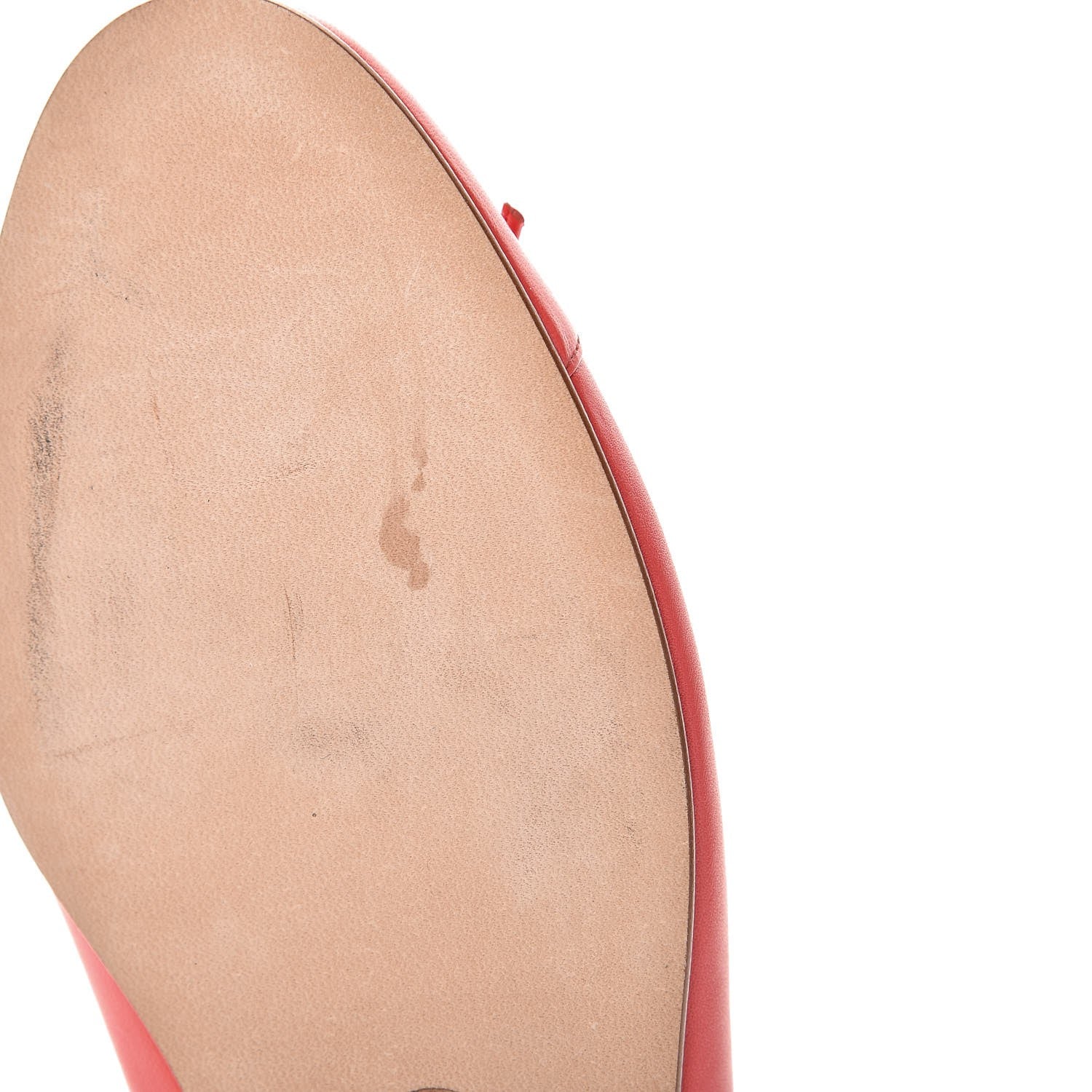 Chanel Lambskin Cap Toe CC Ballerina Flats 37 Corail 9 of 9