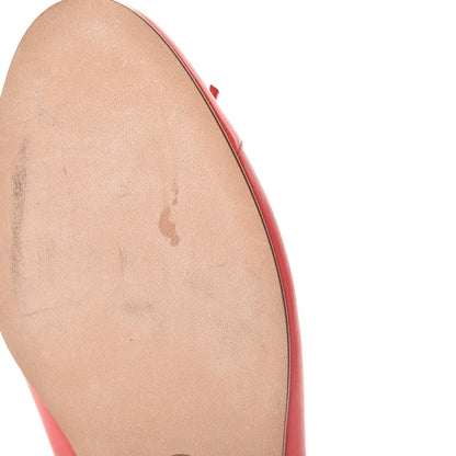 Chanel Lambskin Cap Toe CC Ballerina Flats 37 Corail 9 of 9