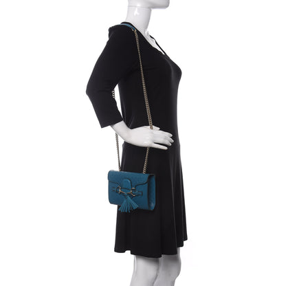 Gucci Microguccissima Mini Emily Shoulder Bag Deep Cobalt 2 of 10